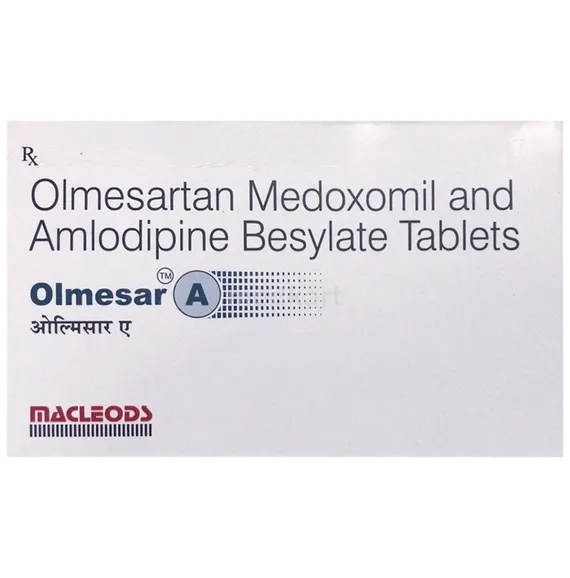 olmesar a 20mg tablet 15's